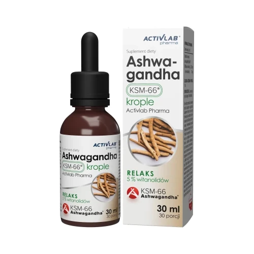 Activlab Ashwagandha KSM-66® krople