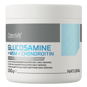 OstroVit Glukozamina + MSM + Chondroityna 150 g naturalny