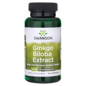 Ginkgo Biloba Ekstrakt - 60mg/120kaps