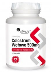 ALINESS  Colostrum Wołowe IG 40% 500 mg
