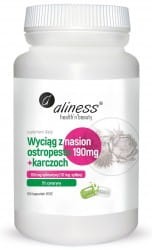 ALINESS Ekstrakt z nasion ostropestu 190 mg+karczoch