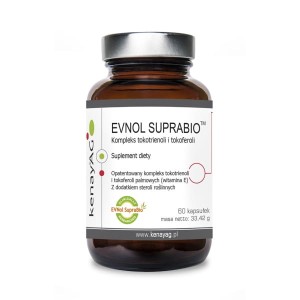 EVNOL SUPRABIO™ Kompleks tokotrienole + tokoferole (witamina E) 60 kaps