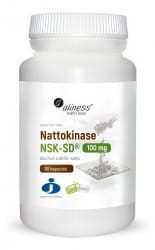 ALINESS Nattokinase NSK-SD® 100 mg x 60 Vege Caps