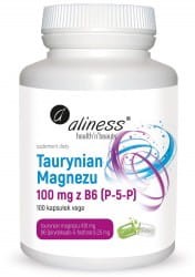 ALINESS Taurynian Magnezu 100 mg z B6 (P-5-P)
