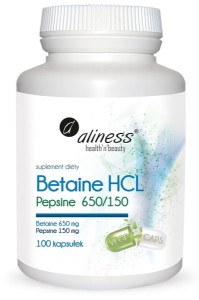 Betaina HCL Pepsyna 100kaps