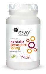 ALINESS Naturalny Resweratrol Veri-Te 250mg x 60 Vege