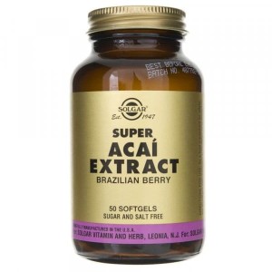 Solgar Super Acai ekstrakt z brazylijskiej jagody - 50 kaps