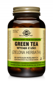 Solgar Green Tea (Zielona Herbata) wyciąg z liści