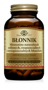 Solgar Błonnik 120kaps łuski babki, pektyna, otręby