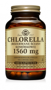 Solgar Chlorella 1560mg   ( 520 mg = 1 kaps )