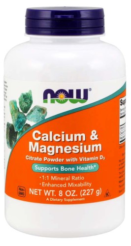 NOW Foods CAL-MAG CITRATE Calcium & Magnesium POWDER 227g