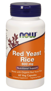 NOW Red Yeast Rice 600 mg – Czerwony Ryż