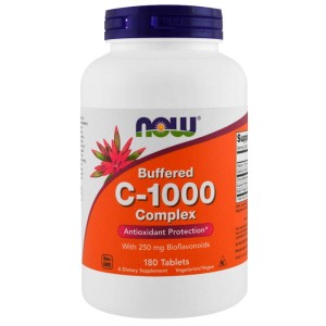 NOW Foods Witamina C-1000 Complex 180 tab buforowana