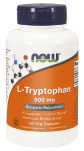 NOW Foods L-Tryptophan 500 mg – L-tryptofan – 60 kaps