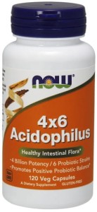 NOW Foods 4x6 Acidophilus  120 kaps