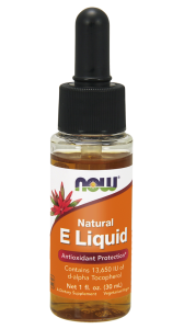 NOW Foods E-Liquid Natural – Witamina E w płynie – 120 ml