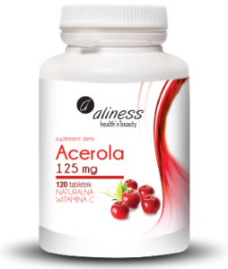 ALINESS ACEROLA 125mg 120tab  NATURALNA WIT C
