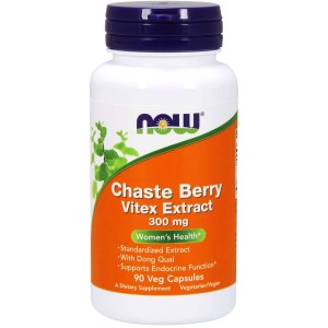 NOW Foods CHASTE BERRY Vitex Extract 300mg - 90 kaps