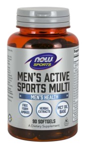 NOW Foods Men’s  Active Sports Multi – 90 kaps witaminy dla mężczyzn 