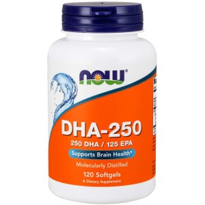 NOW Foods DHA-250mg / 120 EPA tran - suplement diety - 120 kaps