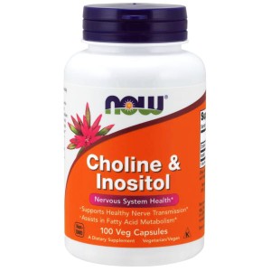 NOW Foods Cholina & Inozytol - 250, 250 mg 100 kaps