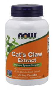 NOW Foods  Cat's Claw Koci Pazur Extract 10:1 120 kaps