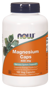 NOW Foods Magnesium 400 mg – 180 kapsułek Magnez