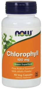 NOW Foods Chlorofil Chlorophyll 100 mg Veg Caps
