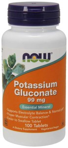 NOW Foods Glukonian Potasu 99 mg Tabl