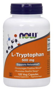 NOW Foods L-Tryptophan 500 mg – L-tryptofan – 120 kaps