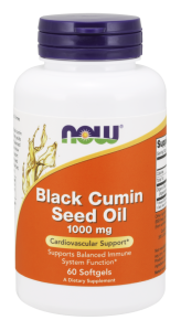 NOW Foods Black Cumin Olej z czarnuszki 1000mg