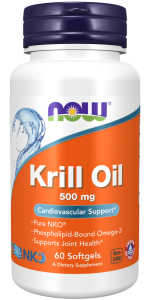 NOW Foods Neptune Krill Oil 500mg 60kaps Kryla