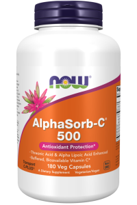 NOW Foods AlphaSorb-C 500 mg ALA Rutyna 90kaps