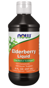 NOW Foods Elderberry Liquid Czarny Bez w płynie