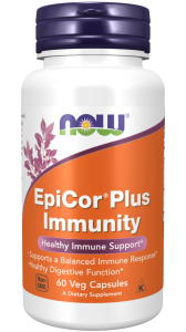 NOW Foods EpiCor® Plus Immunity Cynk Selen Oliwka