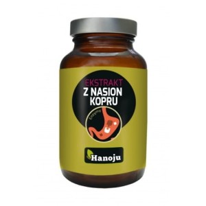 Hanoju Ekstrakt z nasion kopru włoskiego 400mg, 90 kapsułek koper