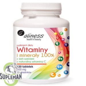 ALINESS Witaminy i Minerały Kompleks 100%
