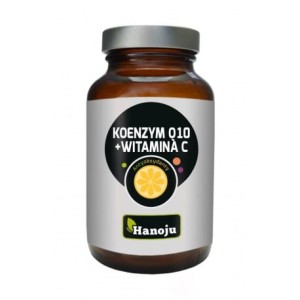 Hanoju Koenzym Q10 30mg + Witamina C 500mg 90 kapsułek wegetariańskich