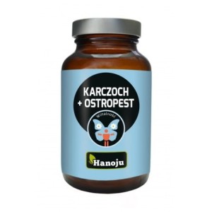Hanoju Karczoch 200mg + Ostropest Plamisty 200mg 90 kapsułek