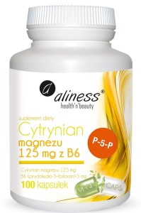 Aliness Cytrynian Magnezu 125mg z B6