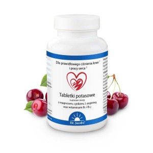 Dr Jacobs Tabletki Potasowe Magnez Cynk L-arginina B1 B12