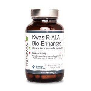 Kwas R-ALA Bio-Enhanced® aktywna forma kwasu liponowego (60 kapsułek)