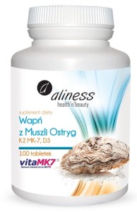 ALINESS WAPŃ Z MUSZLI OSTRYG Z K2 MK7 I D3