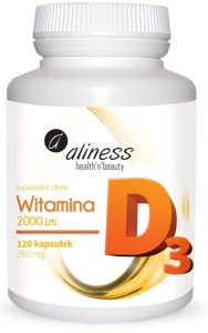 ALINESS Witamina D3 2000IU 120kaps