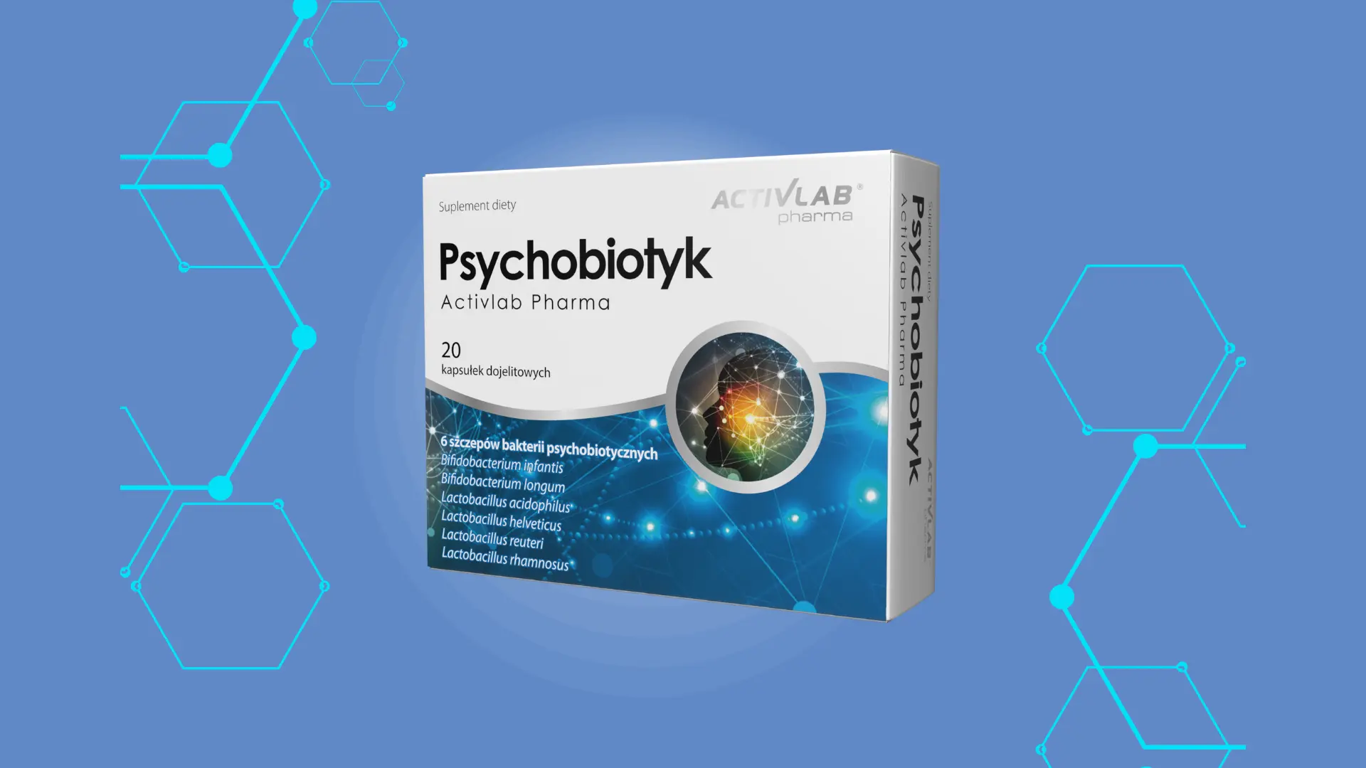Activlab Psychobiotyk IBS* lactis bifidum plantarum boulardi rhamnosus
